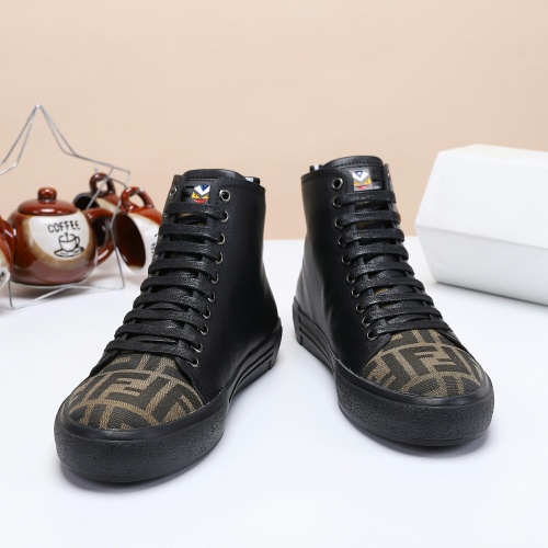 Replica Fendi High Tops Casual Shoes For Men #1155790 $76.00 USD for Wholesale
