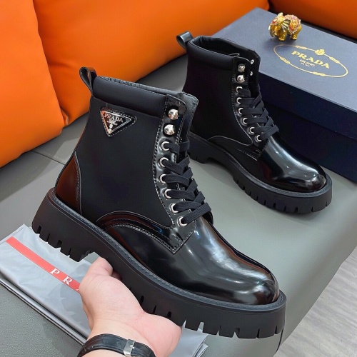 Prada Boots For Men #1155813 $92.00 USD, Wholesale Replica Prada Boots
