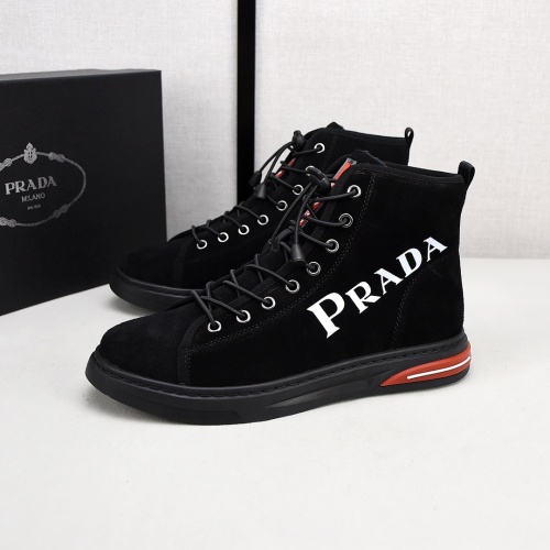 Prada High Top Shoes For Men #1155867