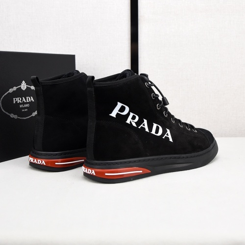 Replica Prada High Top Shoes For Men #1155867 $85.00 USD for Wholesale