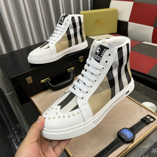 Burberry High Tops Shoes For Men #1155869 $80.00 USD, Wholesale Replica Burberry High Tops Shoes