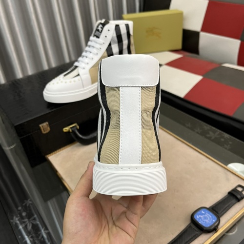 Replica Burberry High Tops Shoes For Men #1155869 $80.00 USD for Wholesale