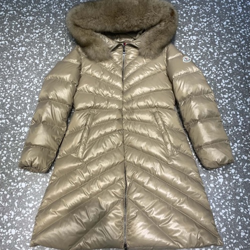 Replica Moncler Down Feather Coat Long Sleeved For Women #1155919 $257.85 USD for Wholesale