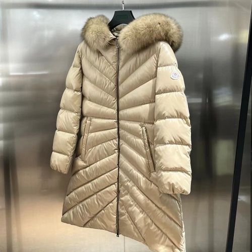 Replica Moncler Down Feather Coat Long Sleeved For Women #1155919 $257.85 USD for Wholesale