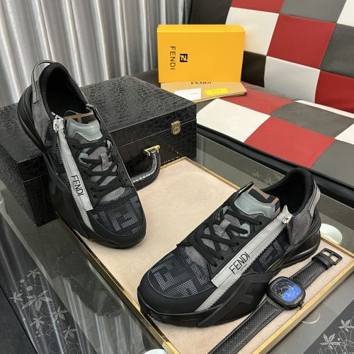 Replica Fendi Casual Shoes For Men #1155931 $92.00 USD for Wholesale