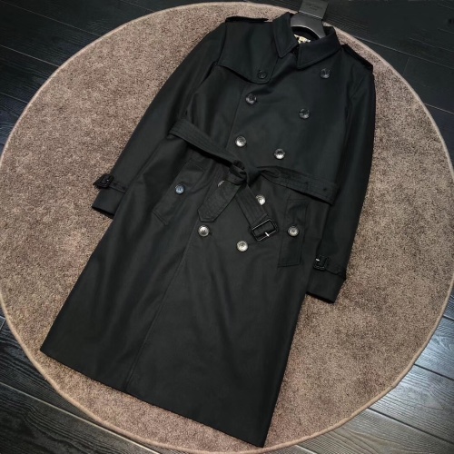 Burberry Trench Coat Long Sleeved For Men #1155938 $160.00 USD, Wholesale Replica Burberry Trench Coat