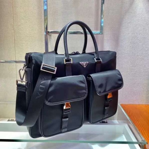 Replica Prada AAA Man Handbags #1156118 $150.00 USD for Wholesale