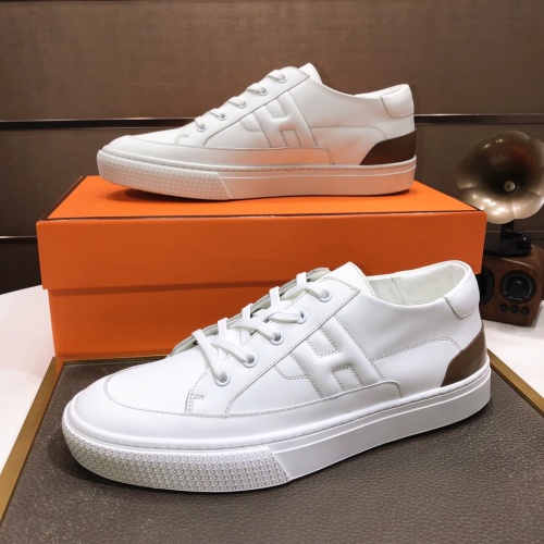 Replica Hermes Casual Shoes For Men #1156172 $108.00 USD for Wholesale