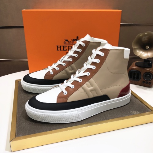 Hermes High Tops Shoes For Men #1156189 $115.00 USD, Wholesale Replica Hermes High Tops Shoes