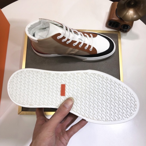 Replica Hermes High Tops Shoes For Men #1156189 $115.00 USD for Wholesale