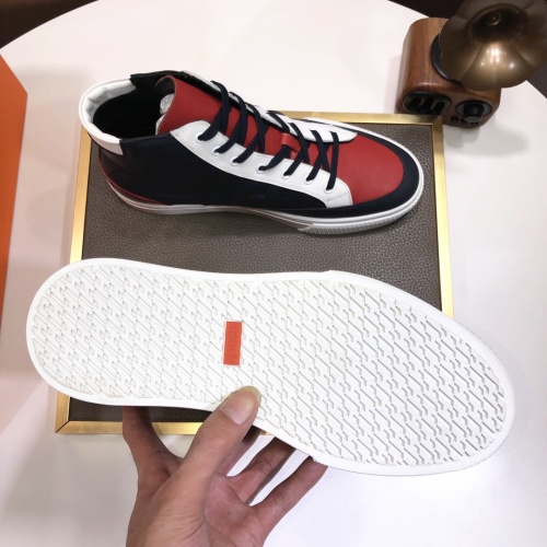 Replica Hermes High Tops Shoes For Men #1156190 $115.00 USD for Wholesale