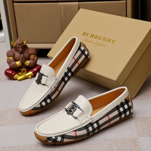 Burberry Leather Shoes For Men #1156192 $68.00 USD, Wholesale Replica Burberry Leather Shoes