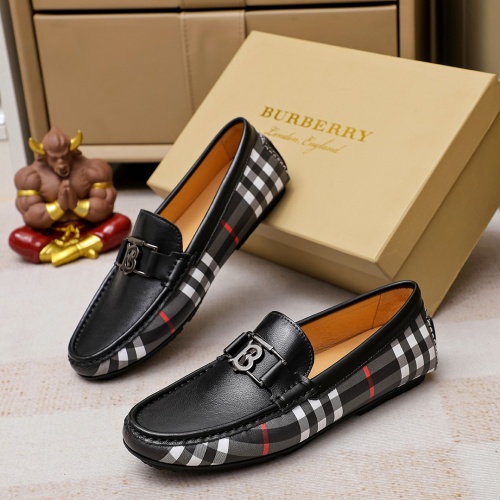 Burberry Leather Shoes For Men #1156193 $68.00 USD, Wholesale Replica Burberry Leather Shoes