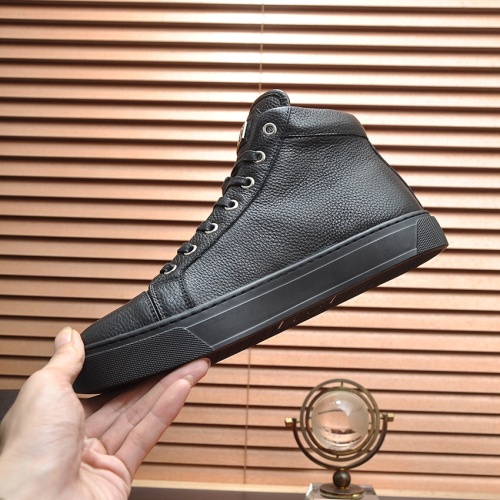 Replica Philipp Plein PP High Tops Shoes For Men #1156214 $88.00 USD for Wholesale