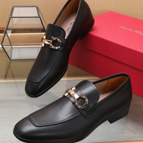 Salvatore Ferragamo Leather Shoes For Men #1156272 $125.00 USD, Wholesale Replica Salvatore Ferragamo Leather Shoes