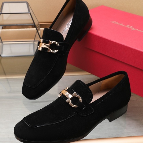 Salvatore Ferragamo Leather Shoes For Men #1156274