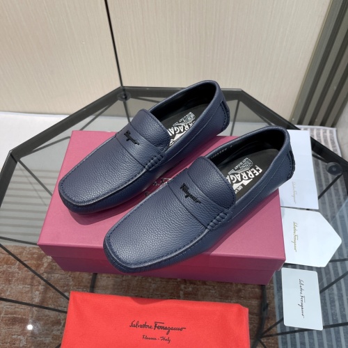 Salvatore Ferragamo Leather Shoes For Men #1156397
