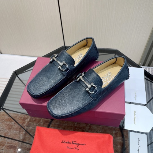 Salvatore Ferragamo Leather Shoes For Men #1156405