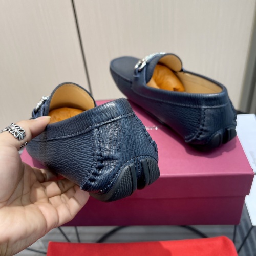 Replica Salvatore Ferragamo Leather Shoes For Men #1156405 $102.00 USD for Wholesale
