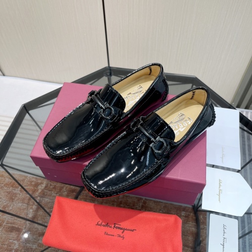 Salvatore Ferragamo Leather Shoes For Men #1156406 $102.00 USD, Wholesale Replica Salvatore Ferragamo Leather Shoes