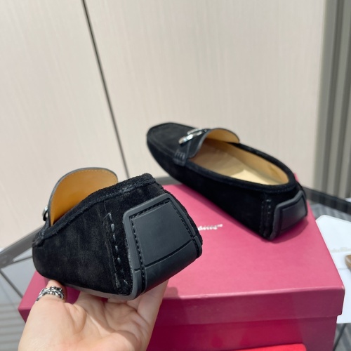 Replica Salvatore Ferragamo Leather Shoes For Men #1156454 $102.00 USD for Wholesale
