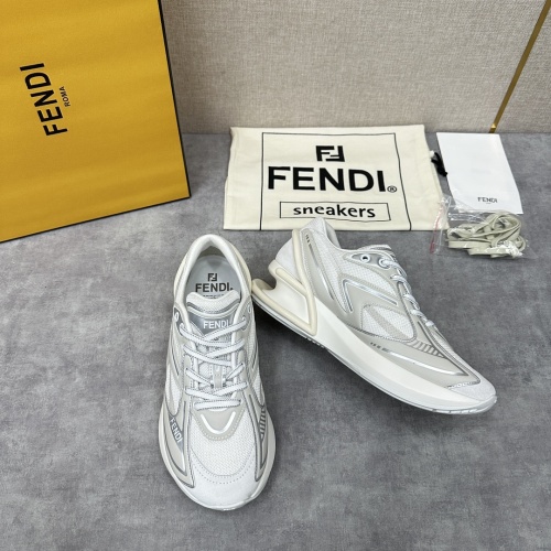 Replica Fendi Casual Shoes For Men #1156555 $128.00 USD for Wholesale