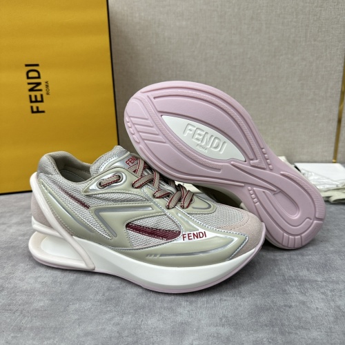 Replica Fendi Casual Shoes For Women #1156558 $128.00 USD for Wholesale