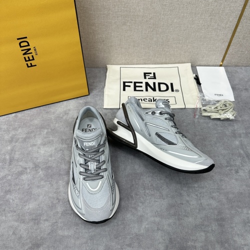 Replica Fendi Casual Shoes For Men #1156559 $128.00 USD for Wholesale