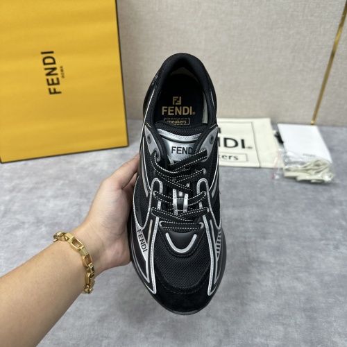 Replica Fendi Casual Shoes For Men #1156561 $128.00 USD for Wholesale