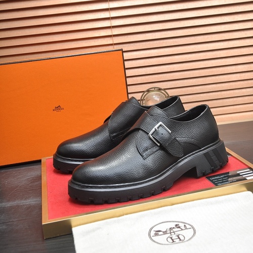 Hermes Leather Shoes For Men #1156610 $132.00 USD, Wholesale Replica Hermes Leather Shoes