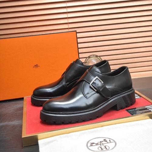Hermes Leather Shoes For Men #1156611 $132.00 USD, Wholesale Replica Hermes Leather Shoes