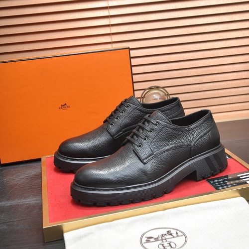 Hermes Leather Shoes For Men #1156617 $132.00 USD, Wholesale Replica Hermes Leather Shoes