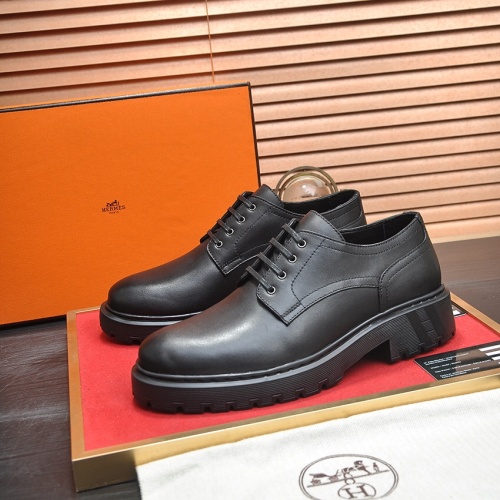 Hermes Leather Shoes For Men #1156618 $132.00 USD, Wholesale Replica Hermes Leather Shoes