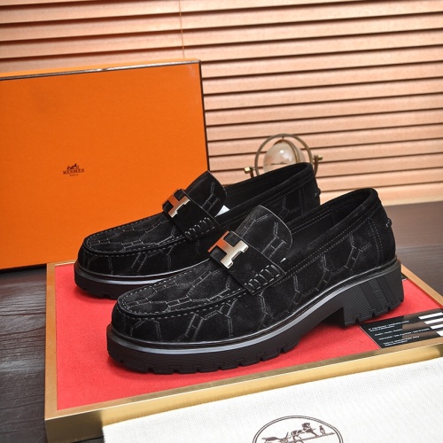 Hermes Leather Shoes For Men #1156625 $135.00 USD, Wholesale Replica Hermes Leather Shoes