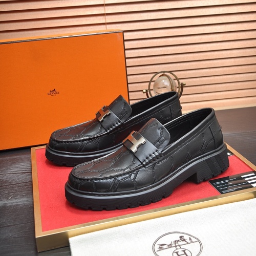 Hermes Leather Shoes For Men #1156626 $135.00 USD, Wholesale Replica Hermes Leather Shoes