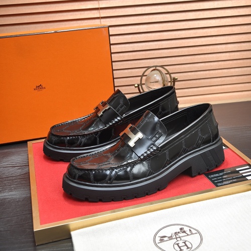Hermes Leather Shoes For Men #1156627 $135.00 USD, Wholesale Replica Hermes Leather Shoes