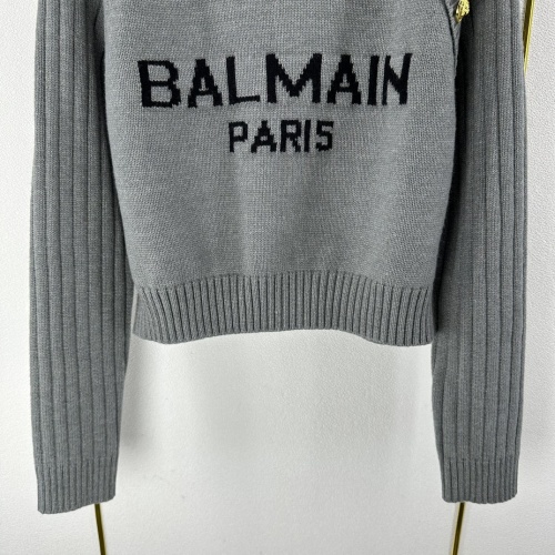 Replica Balmain Sweaters Long Sleeved For Women #1156628 $98.00 USD for Wholesale