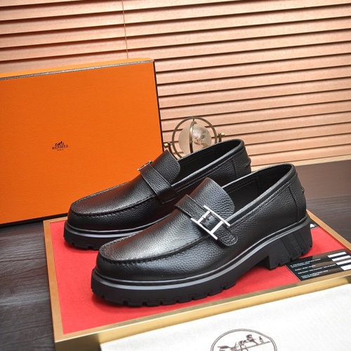 Hermes Leather Shoes For Men #1156630 $135.00 USD, Wholesale Replica Hermes Leather Shoes