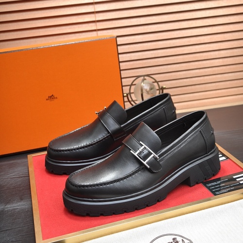Hermes Leather Shoes For Men #1156631 $135.00 USD, Wholesale Replica Hermes Leather Shoes