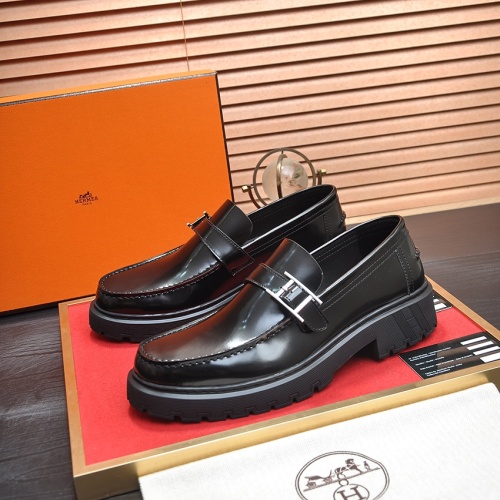 Hermes Leather Shoes For Men #1156632 $135.00 USD, Wholesale Replica Hermes Leather Shoes