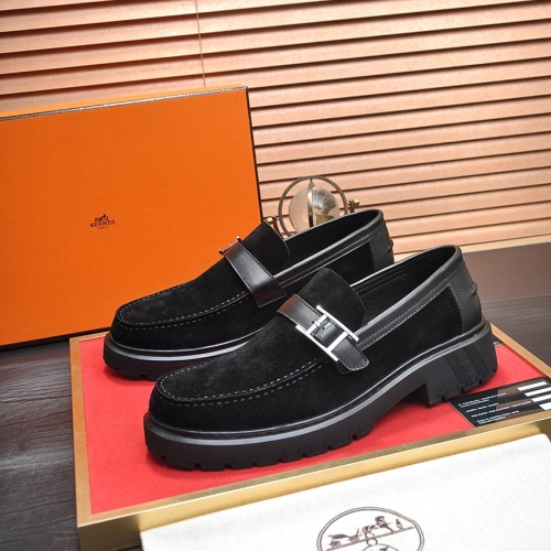 Hermes Leather Shoes For Men #1156635 $135.00 USD, Wholesale Replica Hermes Leather Shoes