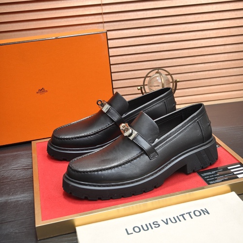Hermes Leather Shoes For Men #1156650 $135.00 USD, Wholesale Replica Hermes Leather Shoes