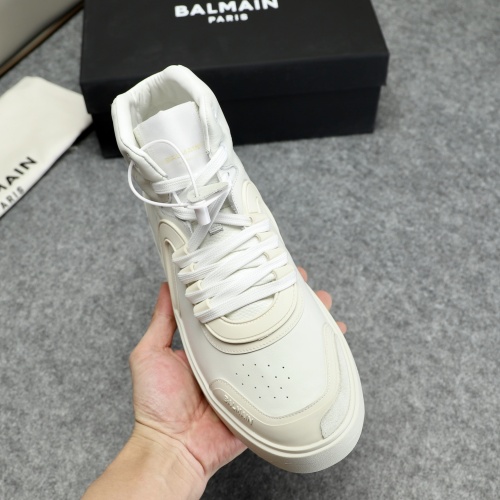Replica Balmain High Top Shoes For Men #1156705 $88.00 USD for Wholesale