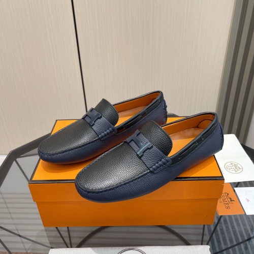 Hermes Leather Shoes For Men #1156715 $100.00 USD, Wholesale Replica Hermes Leather Shoes