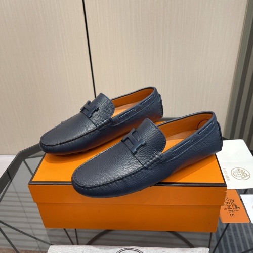 Hermes Leather Shoes For Men #1156722 $100.00 USD, Wholesale Replica Hermes Leather Shoes