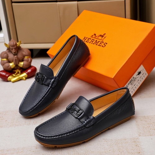 Hermes Leather Shoes For Men #1156731 $68.00 USD, Wholesale Replica Hermes Leather Shoes