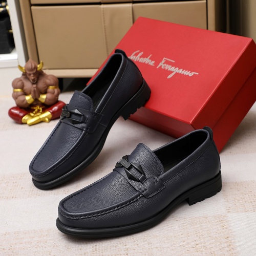 Salvatore Ferragamo Leather Shoes For Men #1156742 $85.00 USD, Wholesale Replica Salvatore Ferragamo Leather Shoes