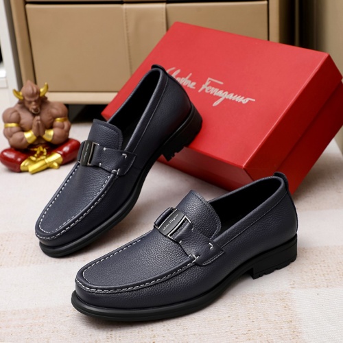 Salvatore Ferragamo Leather Shoes For Men #1156746 $85.00 USD, Wholesale Replica Salvatore Ferragamo Leather Shoes