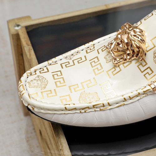 Replica Versace Leather Shoes For Men #1156762 $68.00 USD for Wholesale