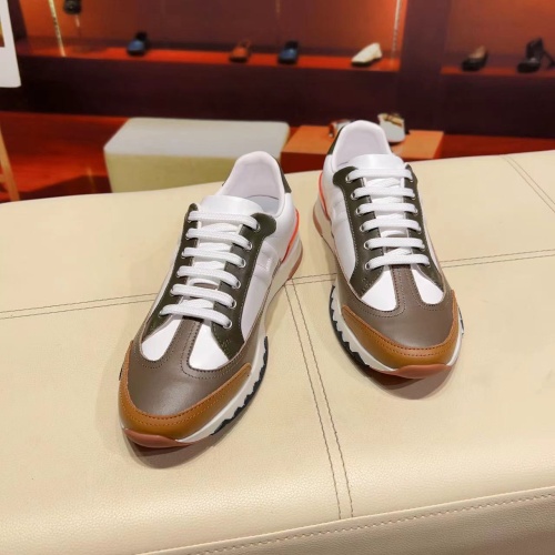 Replica Hermes Casual Shoes For Men #1156789 $85.00 USD for Wholesale